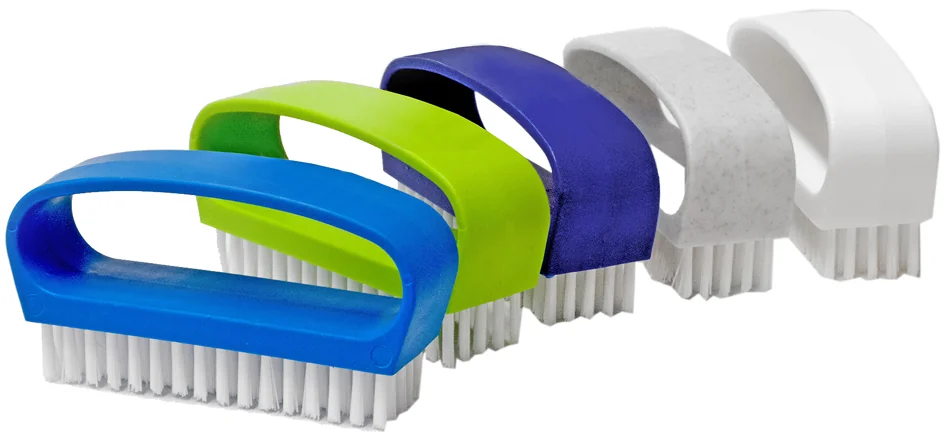 Peggy Perfect Brosse à ongles avec poignée, en plastique