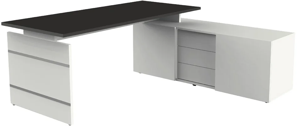 kerkmann Bureau complet Form 4/AVETO, blanc Grand Paris Fournitures kerkmann Bureau complet Form 4/AVETO, blanc – Image 4