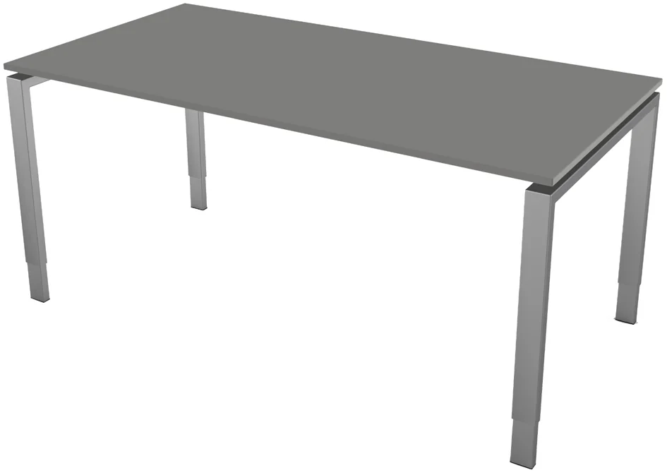 kerkmann Table annexe Form 5, support 4 pieds, graphite Grand Paris Fournitures kerkmann Table annexe Form 5, support 4 pieds, graphite – Image 5