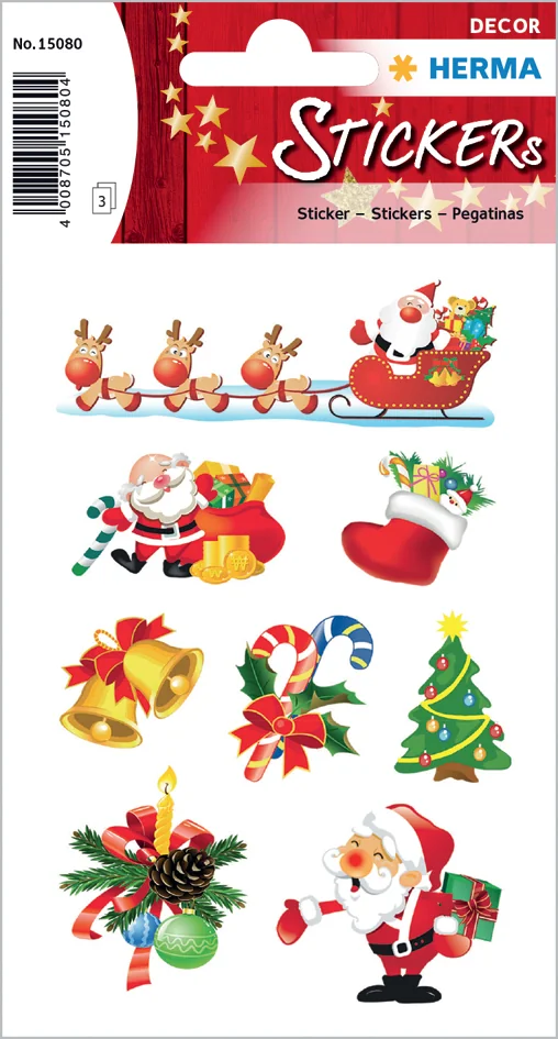 HERMA Sticker de Noël DECOR 'Noël classique'