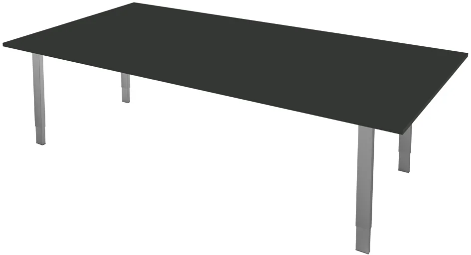 kerkmann Table de conférence Form 5, (L)2.000 mm, anthracite Grand Paris Fournitures kerkmann Table de conférence Form 5, (L)2.000 mm, anthracite – Image 4