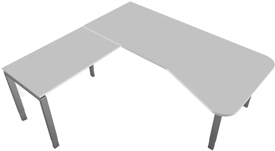 kerkmann Table annexe Form 5, support 4 pieds, graphite Grand Paris Fournitures kerkmann Table annexe Form 5, support 4 pieds, graphite – Image 6