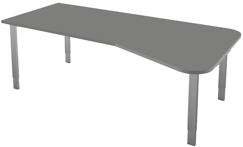 kerkmann Table annexe Form 5, support 4 pieds, graphite Grand Paris Fournitures kerkmann Table annexe Form 5, support 4 pieds, graphite – Image 8