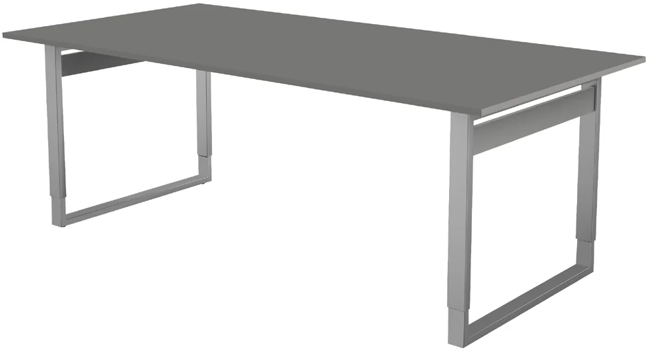 kerkmann Table de conférence Form 5, (L)2.000 mm, anthracite Grand Paris Fournitures kerkmann Table de conférence Form 5, (L)2.000 mm, anthracite – Image 3