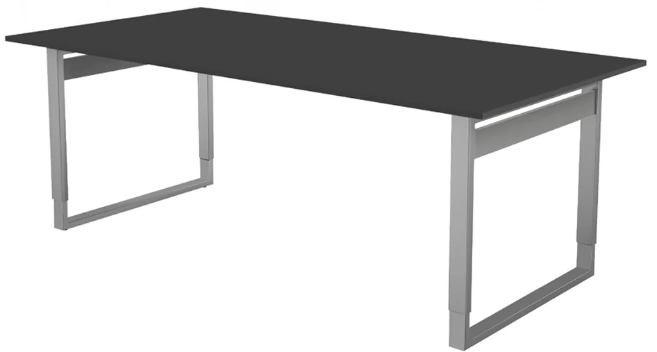 kerkmann Table de conférence Form 5, (L)2.000 mm, anthracite Grand Paris Fournitures kerkmann Table de conférence Form 5, (L)2.000 mm, anthracite – Image 4