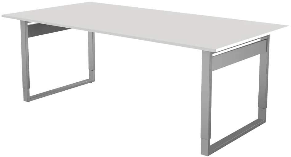 kerkmann Table de conférence Form 5, (L)2.000 mm, gris clair