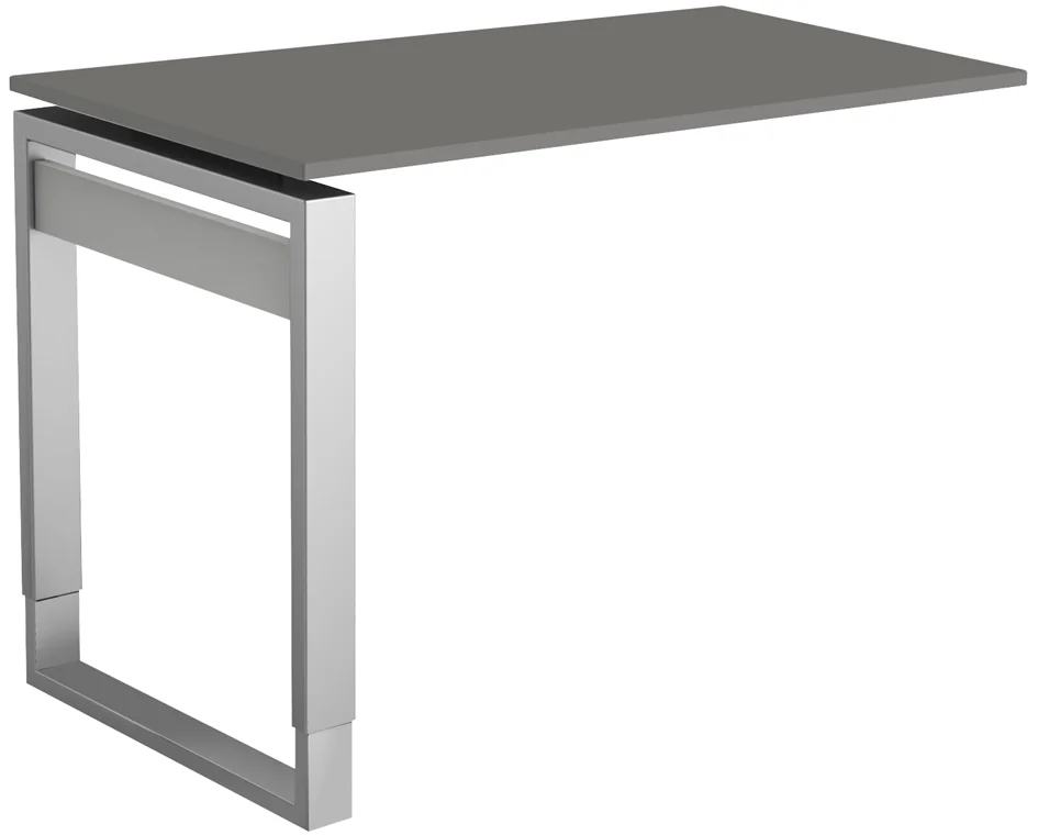 kerkmann Table annexe Form 5, piètement cadre, graphite Grand Paris Fournitures kerkmann Table annexe Form 5, piètement cadre, graphite – Image 5