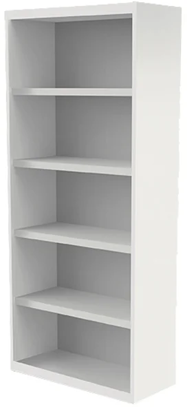kerkmann Etagère, 4 étagères, 5 hauteurs de classeur, blanc Grand Paris Fournitures kerkmann Etagère, 4 étagères, 5 hauteurs de classeur, blanc – Image 2