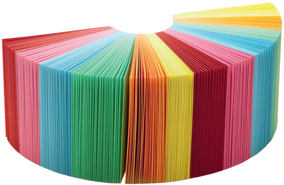 folia Bloc cube / bloc notes, 90 x 90 x 90 mm, coloré