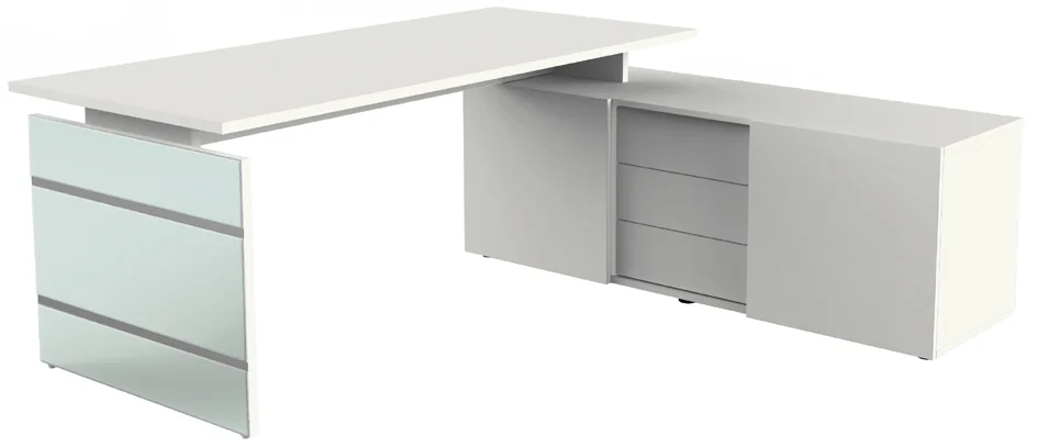 kerkmann Bureau complet LUGANO, anthracite