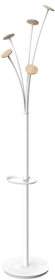 ALBA Portemanteau FESTIVAL, hauteur: 1.870 mm, blanc/bois