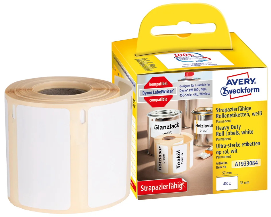 AVERY Zweckform Etiquette sur rouleau, robuste, 25 x 54 mm