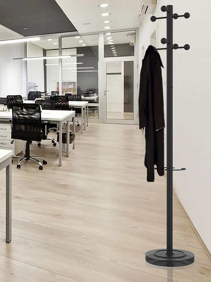 UNiLUX Portemanteau 'ACCESS', hauteur: 1.750 mm, noir
