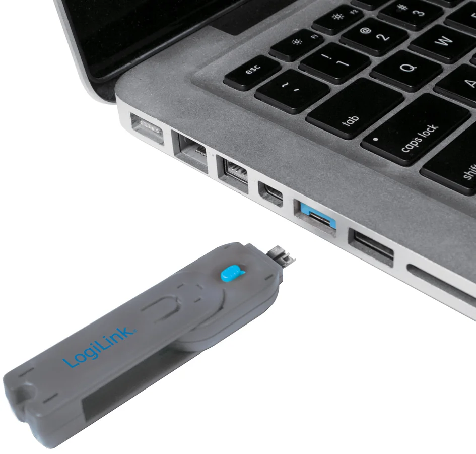 LogiLink Verrous de sécurité port USB, 1 clé / 1 verrou