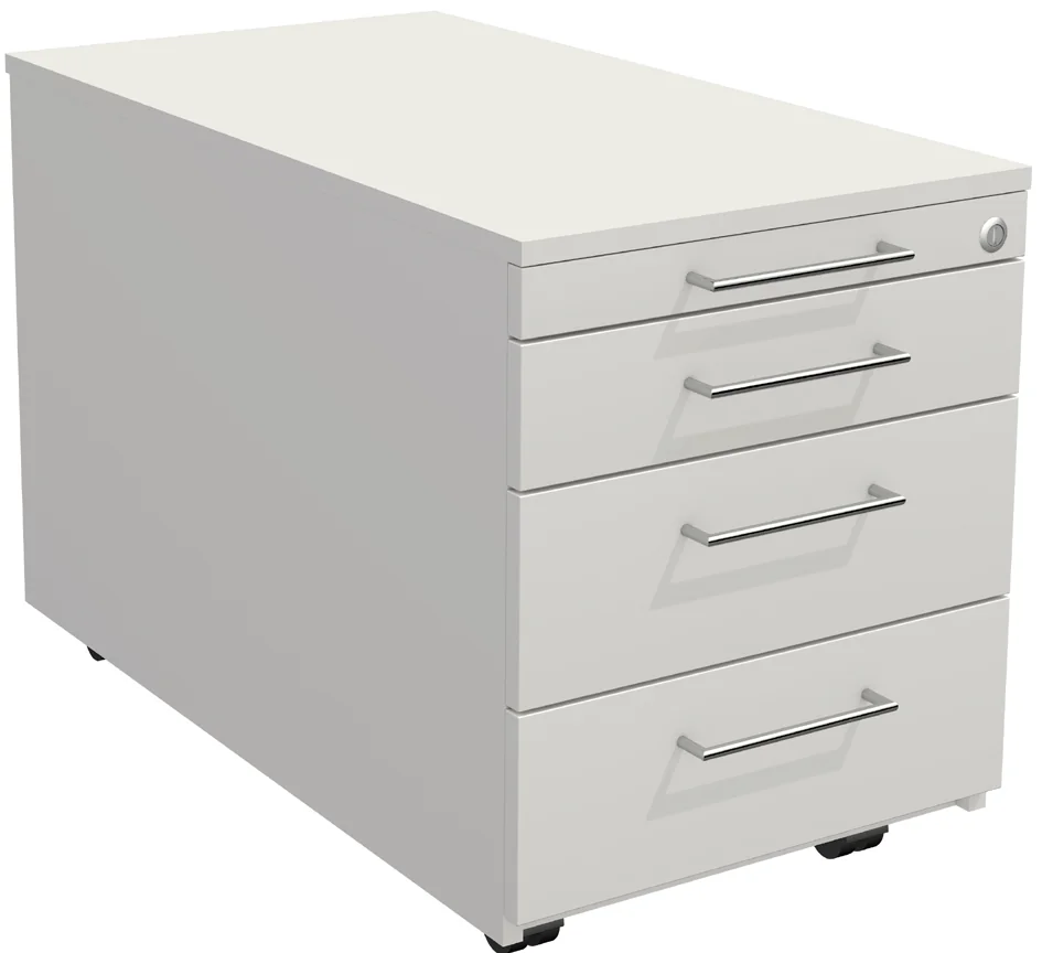 kerkmann Caisson mobile ARTLINE, 3 tiroirs, blanc Grand Paris Fournitures kerkmann Caisson mobile ARTLINE, 3 tiroirs, blanc – Image 3