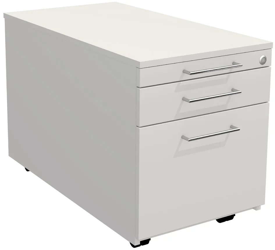 kerkmann Caisson mobile ARTLINE, 3 tiroirs, blanc Grand Paris Fournitures kerkmann Caisson mobile ARTLINE, 3 tiroirs, blanc – Image 4
