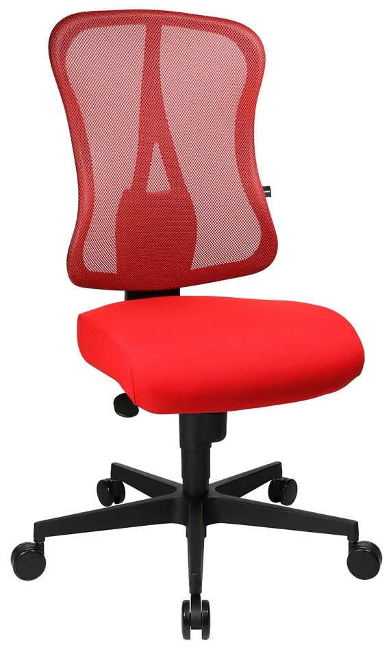 Topstar Fauteuil de bureau 'Art Comfort Net', rouge / rouge