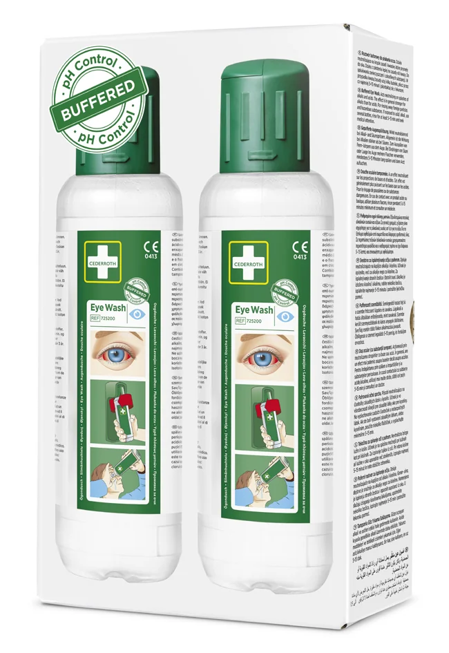 CEDERROTH Solution de rinçage oculaire, lot de 2 x 500 ml Grand Paris Fournitures CEDERROTH Solution de rinçage oculaire, lot de 2 x 500 ml – Image 5
