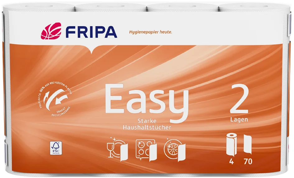 Fripa Rouleau d'essuie-tout Easy, 2 couches, ultra blanc