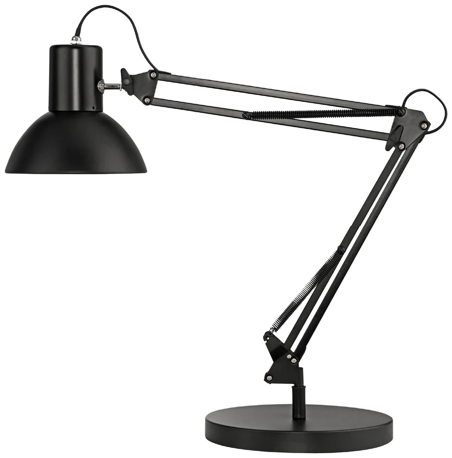 UNiLUX Lampe de bureau SUCCESS 66, pince/socle, noir