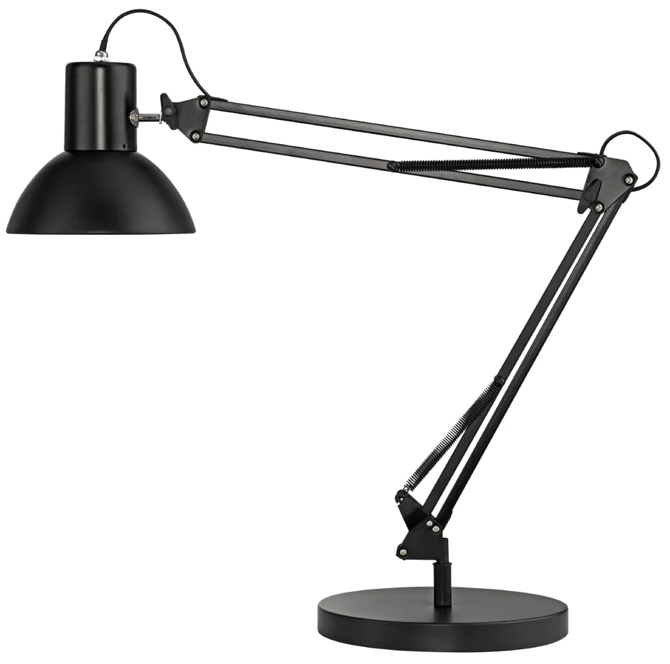 UNiLUX Lampe de bureau SUCCESS 80, pince/socle, noir Grand Paris Fournitures UNiLUX Lampe de bureau SUCCESS 80, pince/socle, noir – Image 4