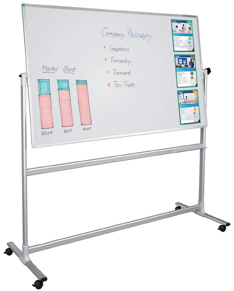 FRANKEN Tableau rotatif avec support U-Act! Line, 2.000 x