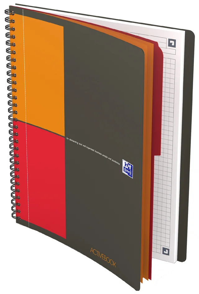 Oxford International Cahier 'ACTIVEBOOK', B5, quadrillé