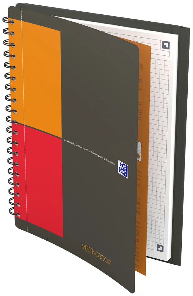 Oxford International Cahier 'MEETINGBOOK', B5, quadrillé