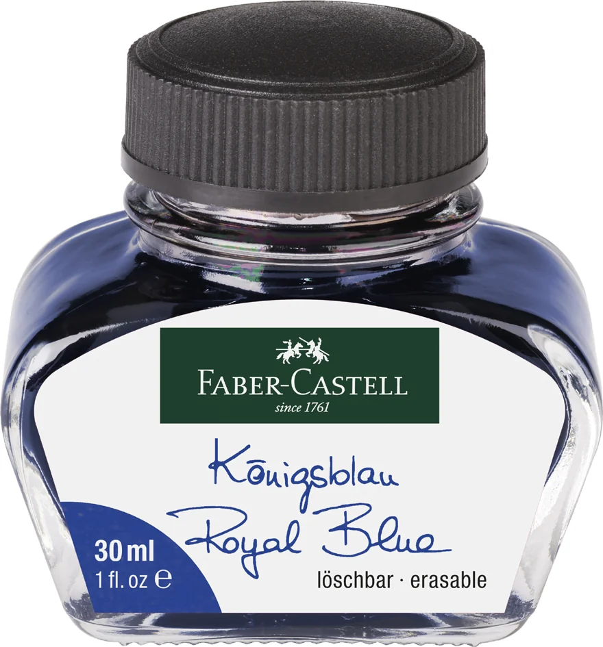 FABER-CASTELL Flacon d'encre, contenu: 30 ml, noir
