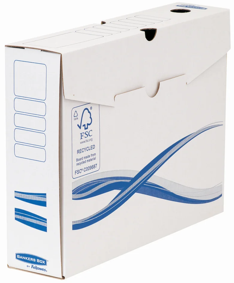 Fellowes Boîte d'archives BANKERS BOX Basic, (L)200 mm, bleu