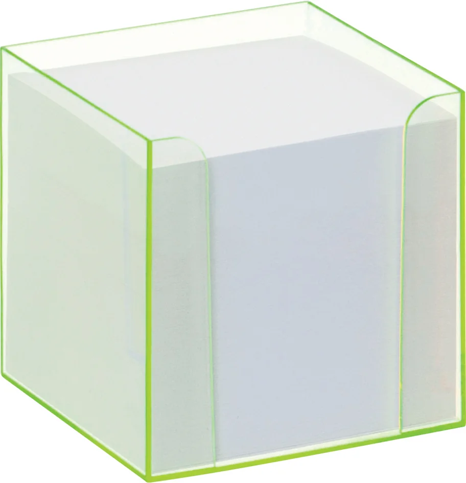 folia Bloc cube avec boîtier 'Luxbox' vert, équipé Grand Paris Fournitures folia Bloc cube avec boîtier 'Luxbox' vert, équipé – Image 4