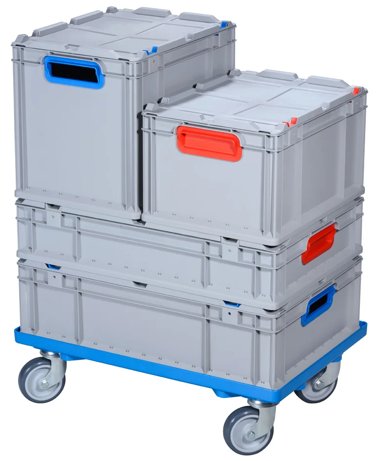 allit Chariot de transport ProfiPlus EuroRoll OB 600, rouge