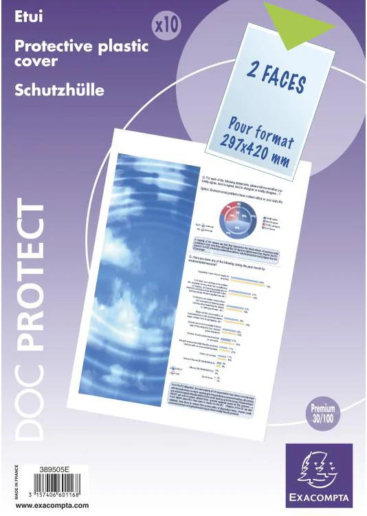 EXACOMPTA Etui de protection Doc Protect, A5, PVC