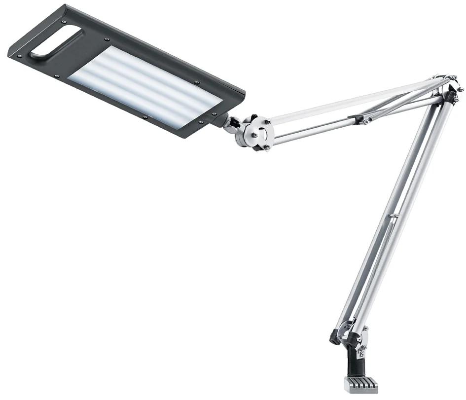 Hansa Lampe de bureau LED 4 Work, socle et pince, anthracite Grand Paris Fournitures Hansa Lampe de bureau LED 4 Work, socle et pince, anthracite – Image 3