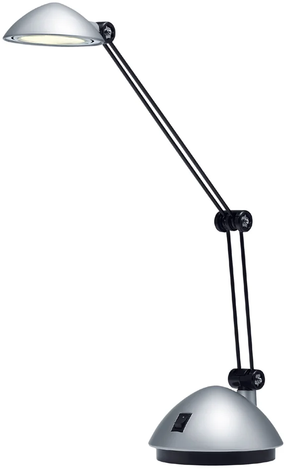 Hansa Lampe de bureau à LED Space, argent satiné Grand Paris Fournitures Hansa Lampe de bureau à LED Space, argent satiné – Image 3