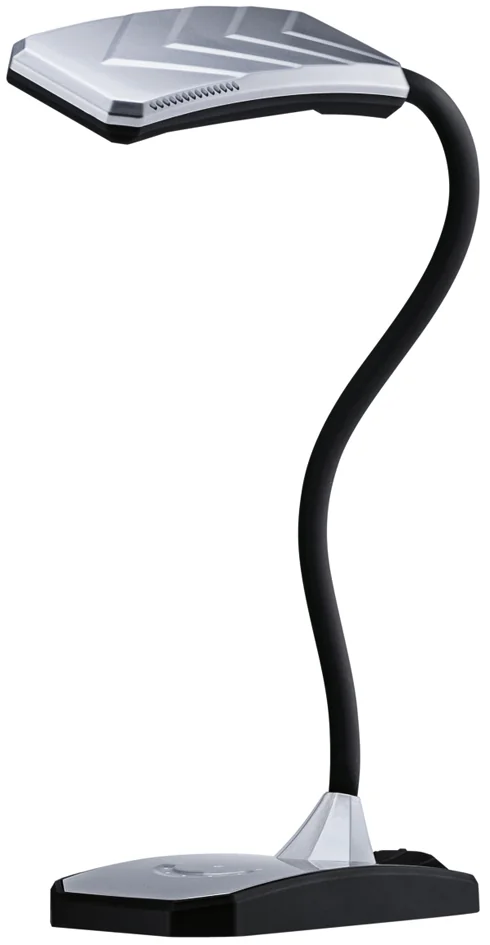 Hansa Lampe de bureau à LED Twist, argent Grand Paris Fournitures Hansa Lampe de bureau à LED Twist, argent – Image 3