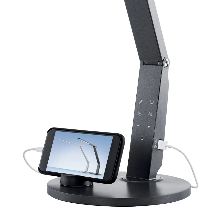Hansa Lampe de bureau à LED Vario Plus, anthracite Grand Paris Fournitures Hansa Lampe de bureau à LED Vario Plus, anthracite – Image 3