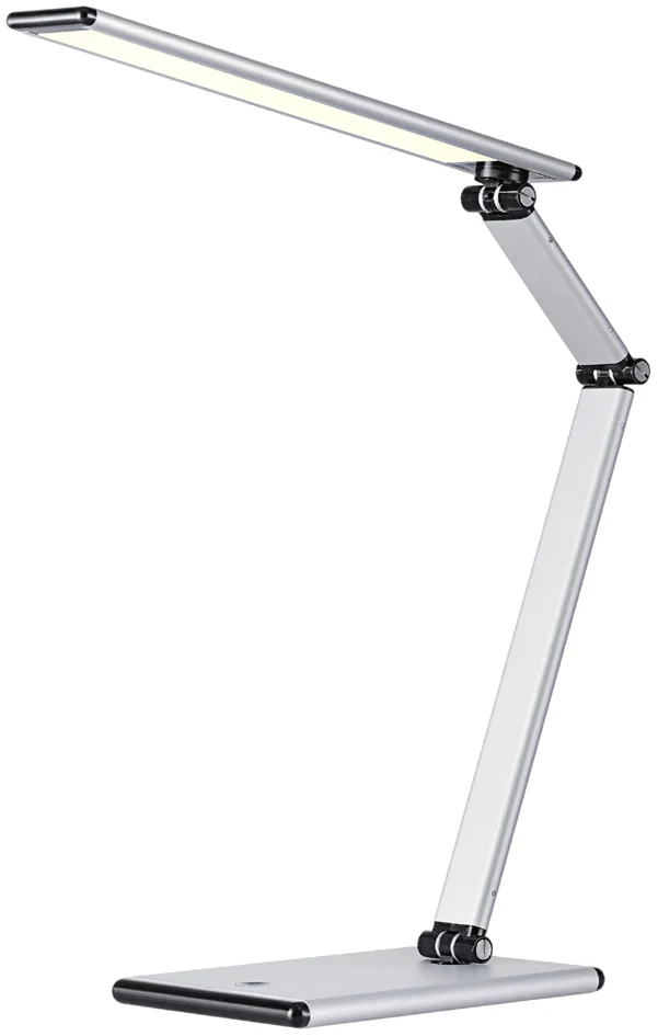 Hansa Lampe de bureau à LED Slim, argent