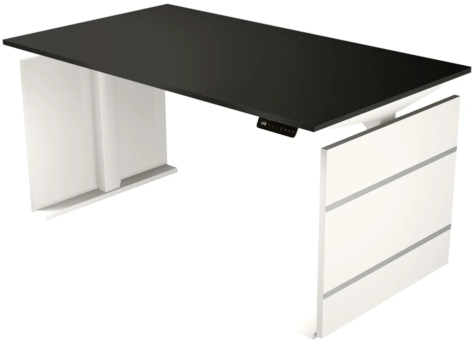 kerkmann Bureau assis-debout avec panneau Move 3, anthracite Grand Paris Fournitures kerkmann Bureau assis-debout avec panneau Move 3, anthracite – Image 3