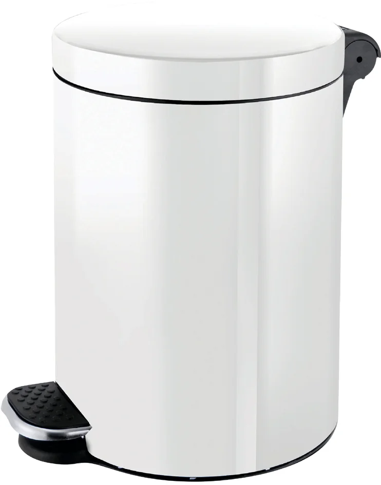 helit Poubelle cosmétique à pédale avec ions d'argent