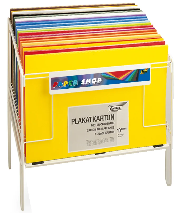 folia Présentoir pour papiers en métal, 20 compartiments