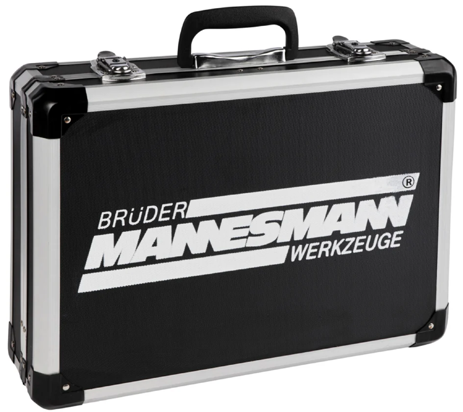 BRÜDER MANNESMANN Malette à outils, 160 pièces, coffre alu Grand Paris Fournitures BRÜDER MANNESMANN Malette à outils, 160 pièces, coffre alu – Image 3