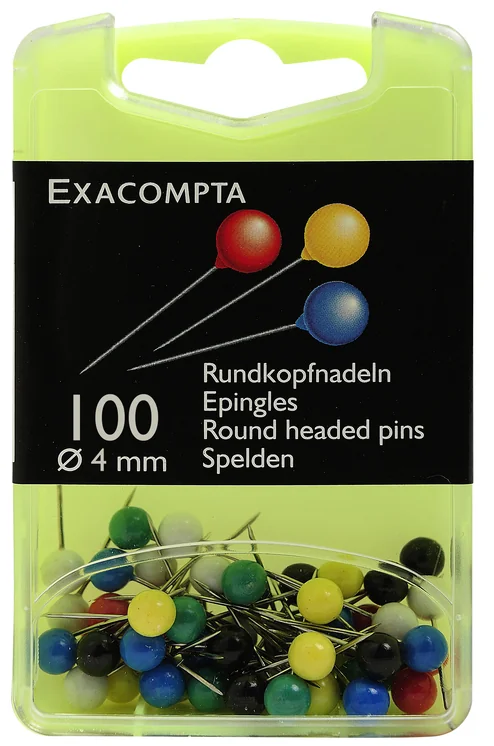 EXACOMPTA Epingle de signalisation, taille: 6 mm, assorti