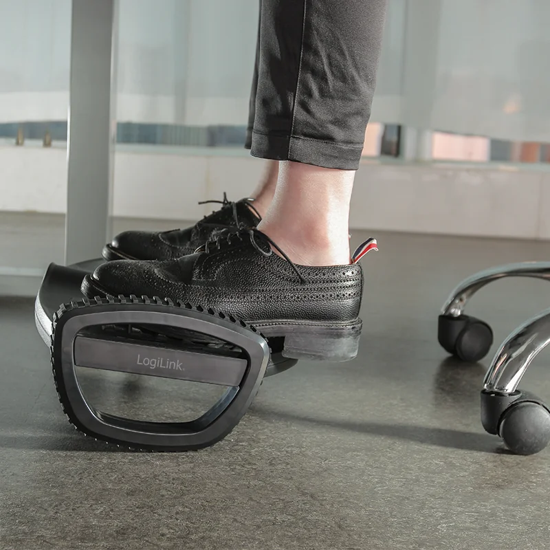LogiLink Repose-pieds, compact, noir