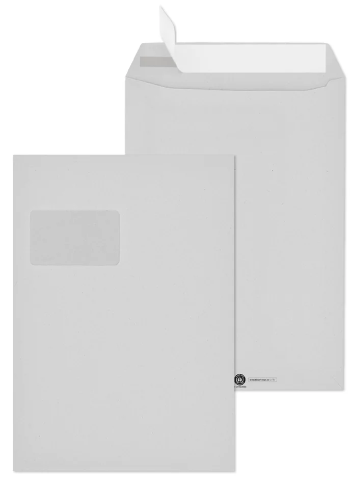 MAILmedia Pochette d'expédition C4, recyclé gris, sans Grand Paris Fournitures MAILmedia Pochette d'expédition C4, recyclé gris, sans – Image 2
