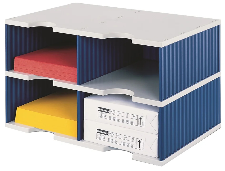 styro Module de base styrodoc duo, 4 compartiments,