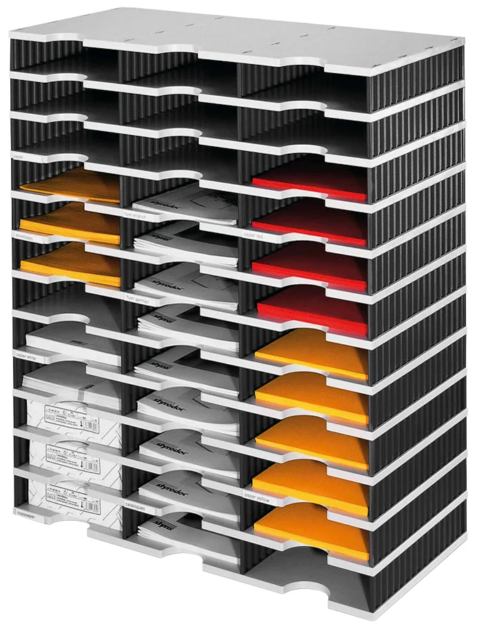 styro Module de base styrodoc trio, 36 compartiments, Grand Paris Fournitures styro Module de base styrodoc trio, 36 compartiments, – Image 2