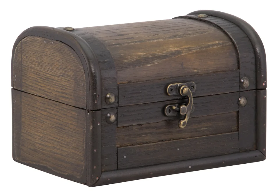 Securit Coffre au trésor 'Treasure Antique', en aggloméré