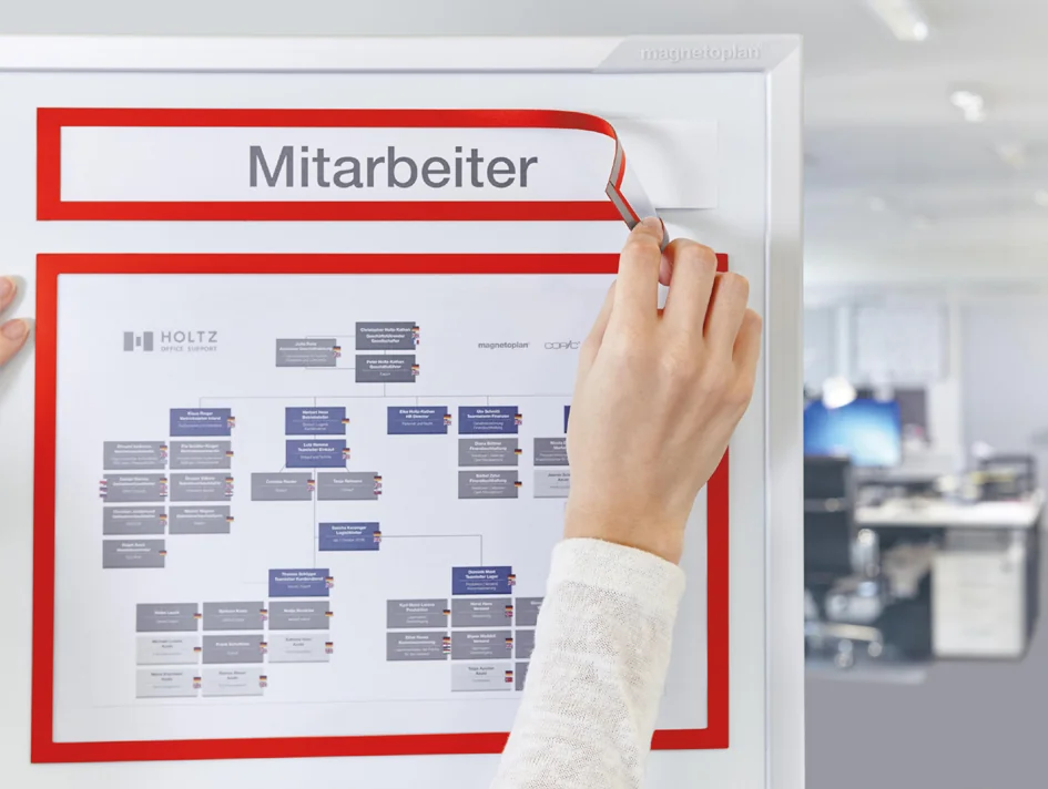 magnetoplan Cadre d'affichage magnétique magnetofix TOPSIGN