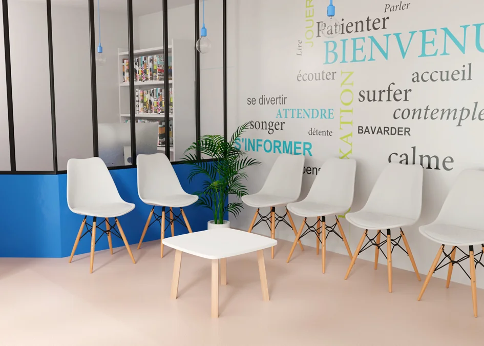 PAPERFLOW Table d'appoint WOODY, en bois massif, hêtre